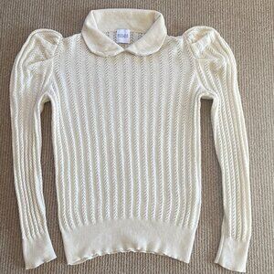 Luxury ivory sweater, small
